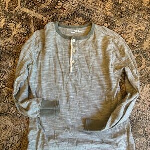 EUC Gap Kids Long Sleeved Henley Shirt 10-11